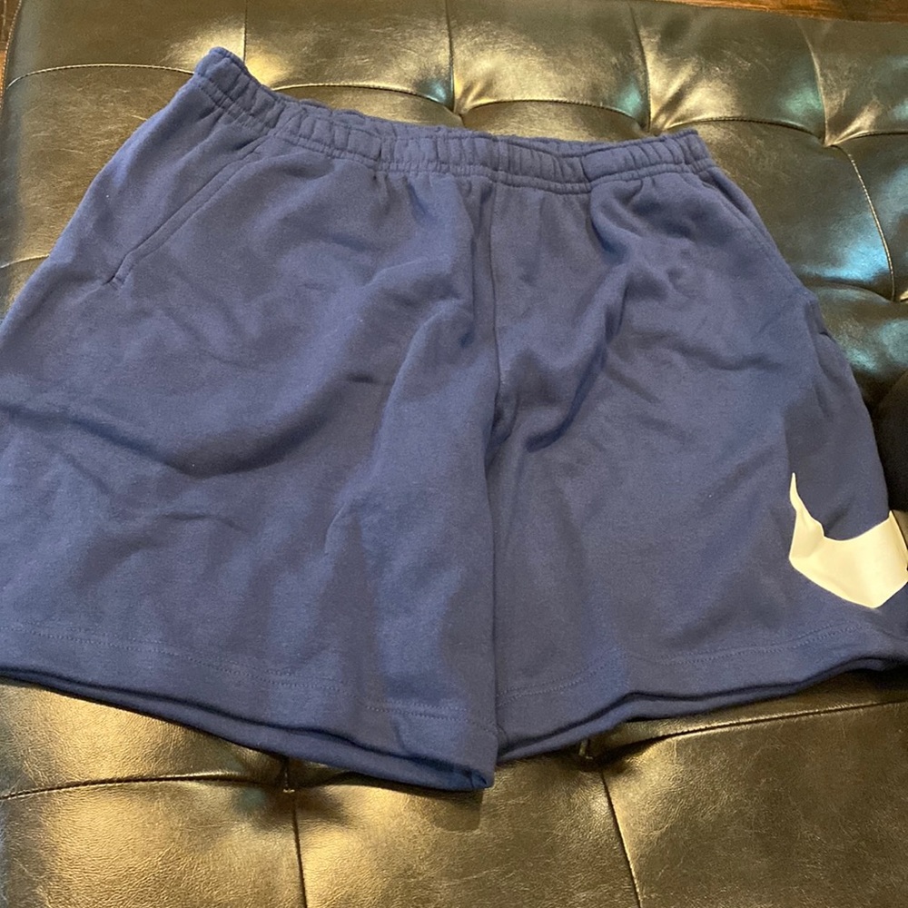 Blue Nike shorts